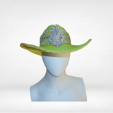 Cowboy Style Sun Hat - OSFA - Green