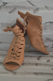 Vince Camuto - Tan Gladiator Wedges - Size 10